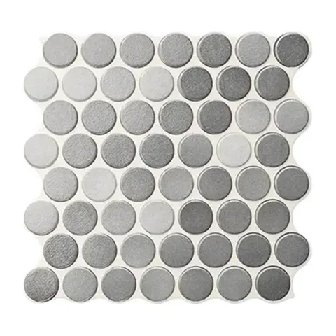 PP CIRCLE glossy grey 30.9*30.9