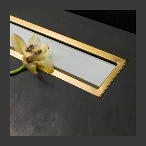 Tuš kanalica Peštan Confluo Premium line Zlato
