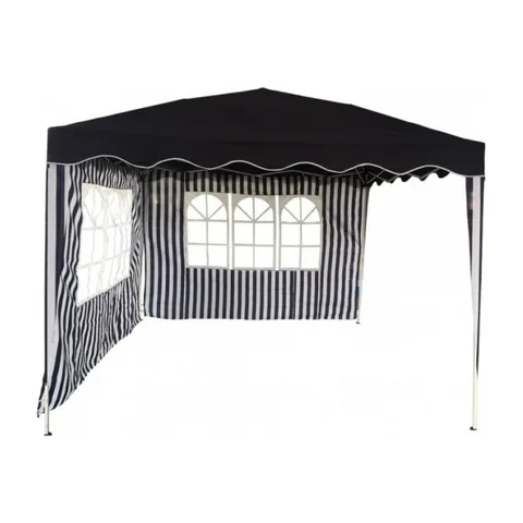 Green bay Tenda 3×3 plavo bela sa bočnim stranama, 047019