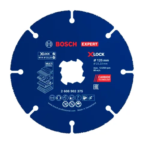 Bosch – EXPERT Carbide višenamenski disk X-LOCK 125mm – 2608902375