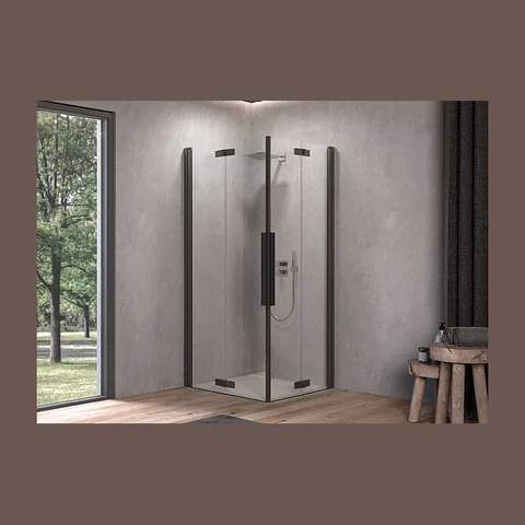 Polaris fold Q Black tuš kabina