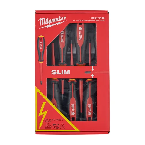Tri-Lobe odvijači 1000V VDE Slim set 7/1