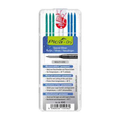 Pica – Zamenska mina za Pica Dry, 3x plava/2xbela/3x zelena, 8komada – PC4040