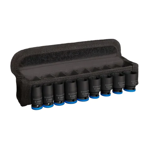 Set nasadnih ključeva Bosch PRO Impact Socket Set, 9 kom
