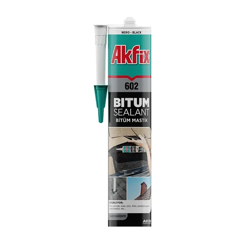 AKFIX 602 BITUM 310ml, Silikon na bitumenskoj bazi