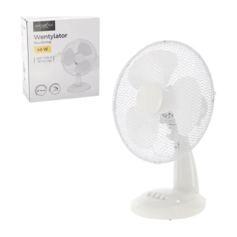 Ventilator sa postoljem beli 40W (FAN9028)