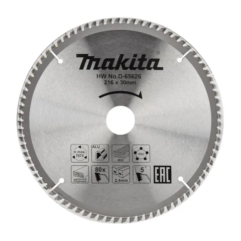 List testere 216/30/2x80Z MAKITA