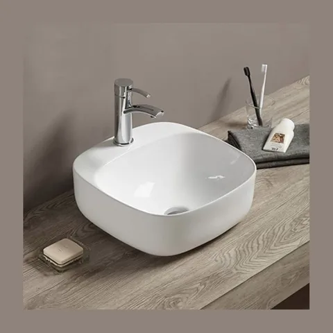 Lavabo nadgradni MINOTTI 410x420x150 sa otvorom za slavinu
