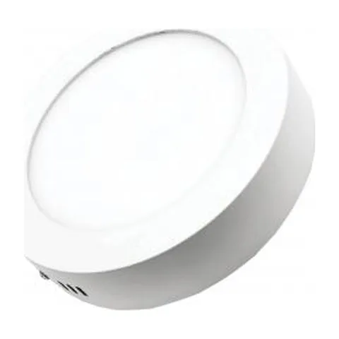 LED panel nadgradni 18W, okrugli beli,