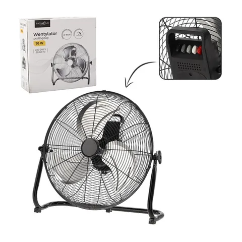 Ventilator sa postoljem crni 70W (FAN8984)