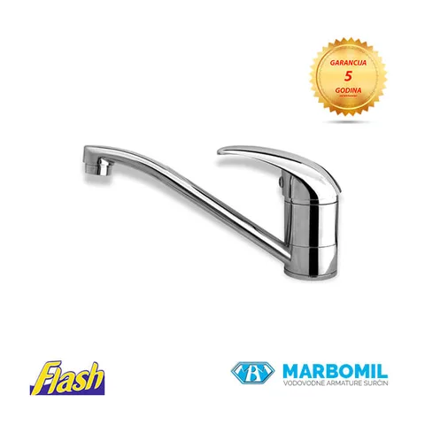 Slavina za sudoperu Marbomil Standard hrom 2 cevi lula 14 cm