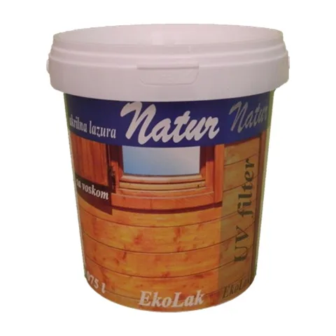 Lak i lazura za drvo Ekolak Natur, 0,75 l