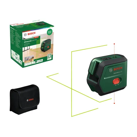 Bosch – Laser za ukrštene linije sa funkcijom vertikale AdvancedLevel 2G + Baterija – 0603663G00