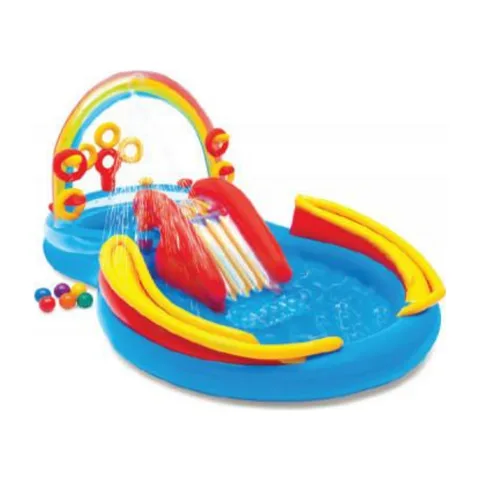 INTEX Dečiji bazen 2.97 x 1.93 x 1.35m Rainbow Ring Play Center, 050955