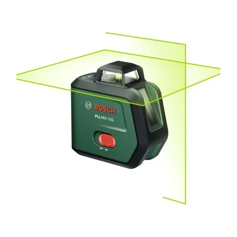 Bosch – Laserski nivelir sa ukrštenim linijama PLL360-15G; 3,6 V; 1×2,0 Ah akumulator – 0603663K02