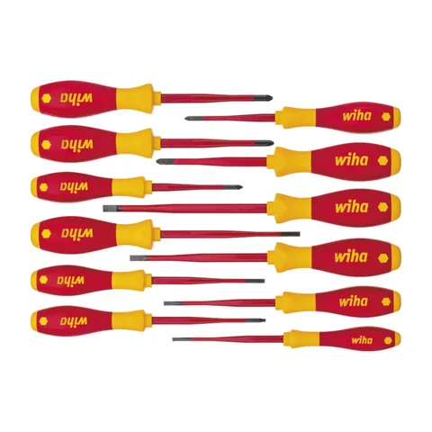Wiha – Set odvijača SoftFinish® električarski slimFix sortirani 12 delova – W 41003