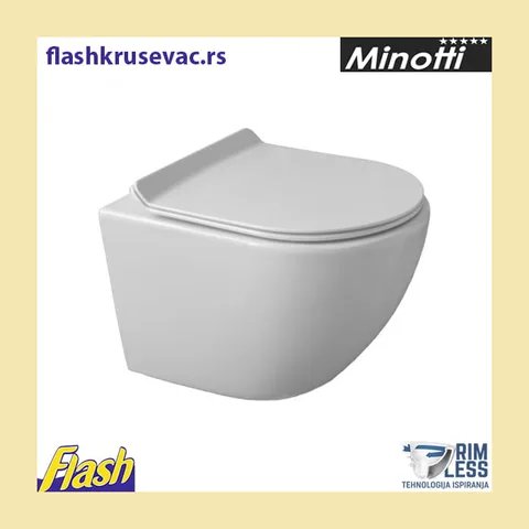 Konzolna WC šolja sa bide funkcijom – Minotti OPTIMO – KSF002