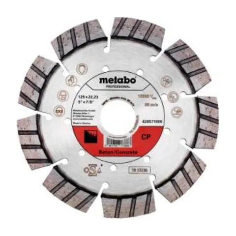 Metabo – Dijamantski rezni disk „Professional“ CP, 125 mm – 628571000