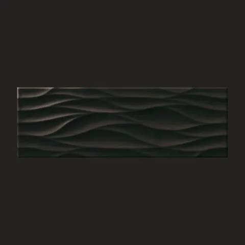 Keramičke pločice Waves Black 20×60