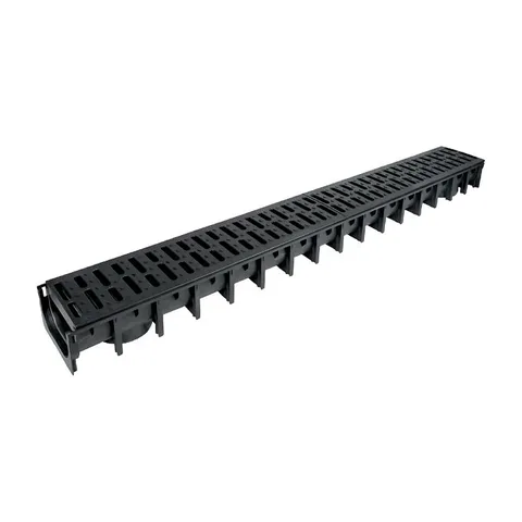 Drenažna kanalica SAB 1000x125x100mm plastična rešetka