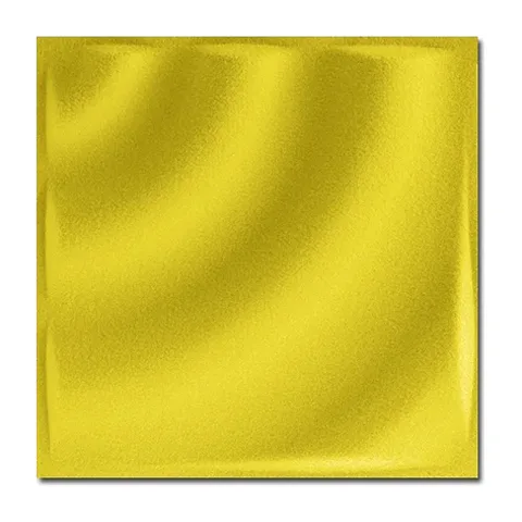 Zidni dekorativni panel Ecoline – EL WAVE 400×400 (Žuta)