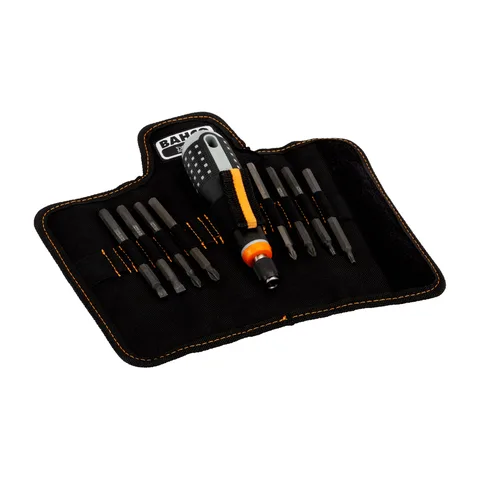 BAHCO – Set izmenjivih odvijača 8 kom Izmenljivi PH, PZ, Torx, Ravan + ručica – BE-8572