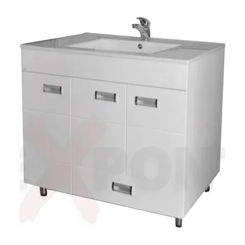 Ormar za kupatilo 1010 Lux i lavabo Slim 35-755
