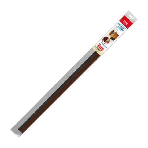 Samolepljiva PVC lajsna sa četkom za vrata 1m, braon GT12B