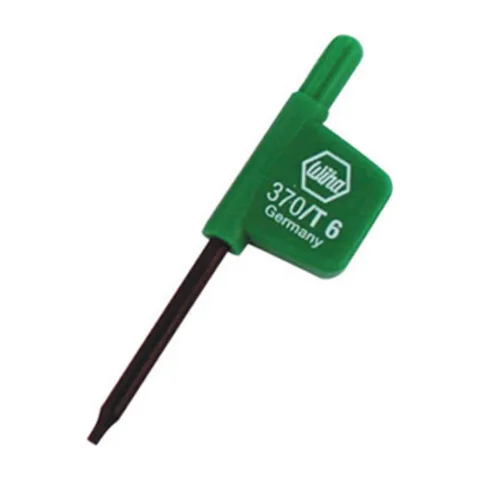 Wiha – Torex sa Zastava Ručkom Torx®, Crni Oksidirani, T6 – W 03725
