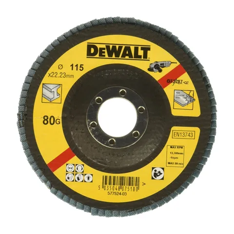 DEWALT BRUSNI DISK OD CIRKONIJUM OKSIDA 115MM GRANULACIJA 80 DT3257