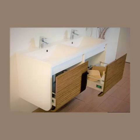 Dupli lavabo sa ormarićem Venus OAK 120×48 cm