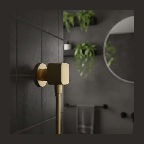 Hansgrohe FixFit zidni priključak za tuš crevo sa nepovratnim ventilom – brušena bronza (26457140)