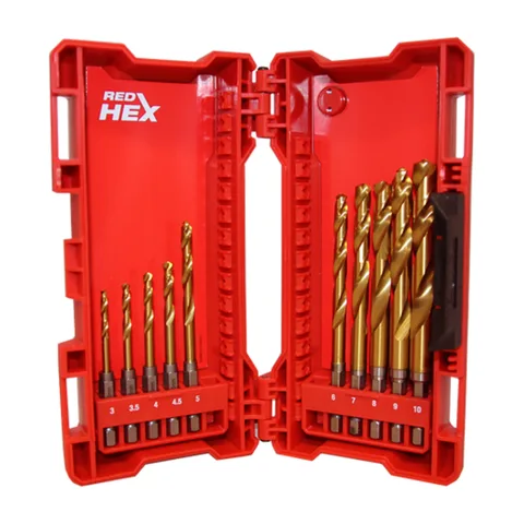 Milwaukee – Udarne burgije za metal 3-10mm SA HEX PRIHVATOM 1/4” SET 10/1 – 48894759