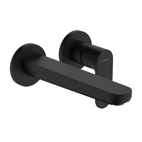 Hansgrohe Rebris S zidna slavina za umivaonik izliv 20cm matt black 72528670