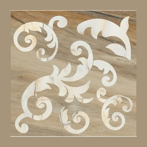 Palazzo Decor Intarsio Mix Rosa Bellissimo (Rosa Bellissimo / Leccio Gentile) Rett 60×60