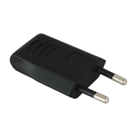 Commel Utikač EURO 2,5A 250V, Crni – C 290-602