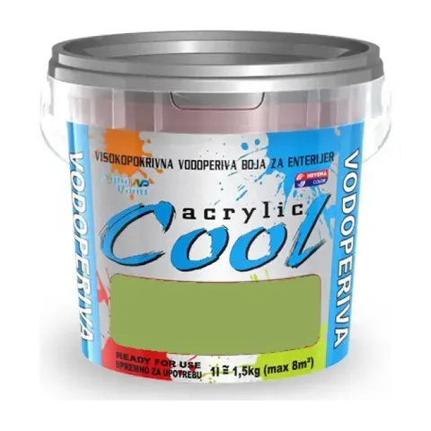COOL-ACRLYLIC 1L-TAMNO ZELENA 14