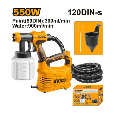 SPG5008 PIŠTOLJ ZA FARBANJE 550W PLAST POSUDA SUPER INGCO