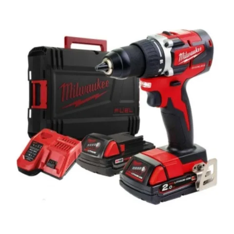 Milwaukee Akumulatorska bušilica 18V 2Ah M18CBLDD-202C – 4933464317