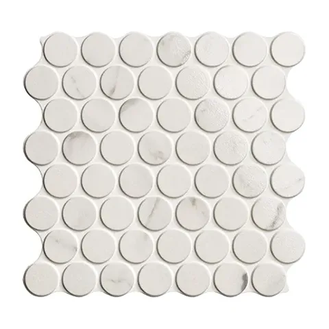 Circle Glossy Calacatta 30.9X30.9