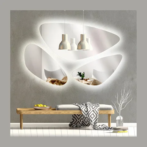 Set LED ogledala Italy Silver 662172-CS (1200 x 800 mm)