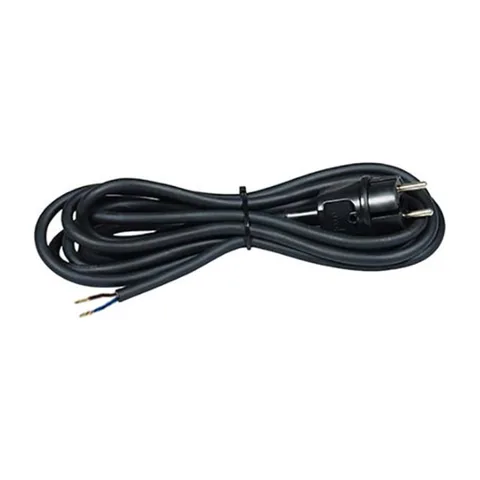 Commel Priključni kabal za električne alate 16 A 250 V ~ 3500 W, crni H05RR-F 2×1,5 / 4 m -C 0283