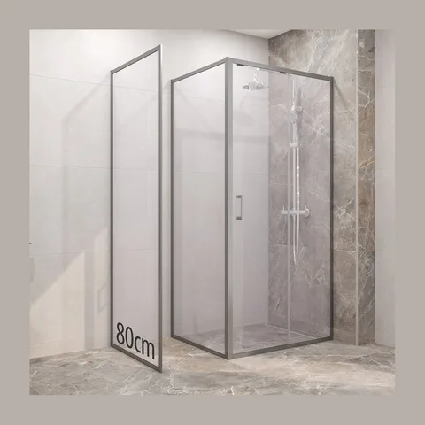 Modulare bočni panel 80×200 hrom/proziran