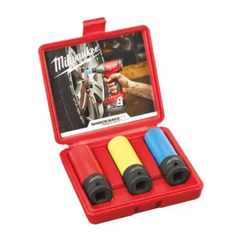 Milwaukee – Set nasadnih ključeva 17-19-21mm – 4932493370