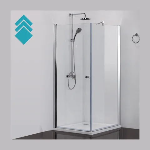 N1580 Sanotechnik stakleni tuš paravan bez kadice 80x80cm