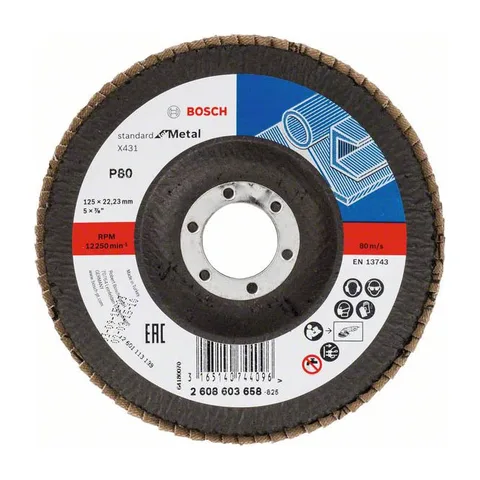 Bosch lamelni brusni disk X431,125mm,22,23mm,80 (2608603658)