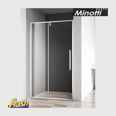 Stakleni paravan sa pivot vratima – Minotti – serija Concept C-02-61