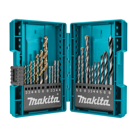 Makita – 21-delni kombinovani set burgija za zid, metal i drvo – B-44884