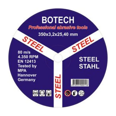 BRUSNA PLOČA ZA METAL 115X3X22 BOTECH