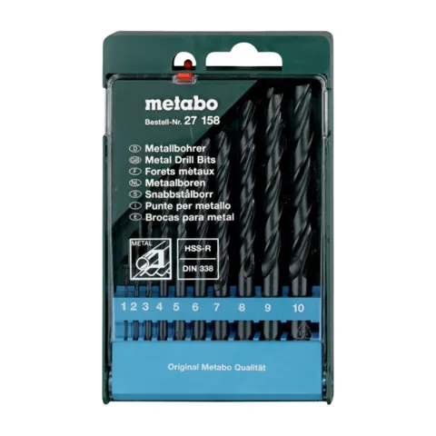 METABO set burgija HSS 10kom /16088
